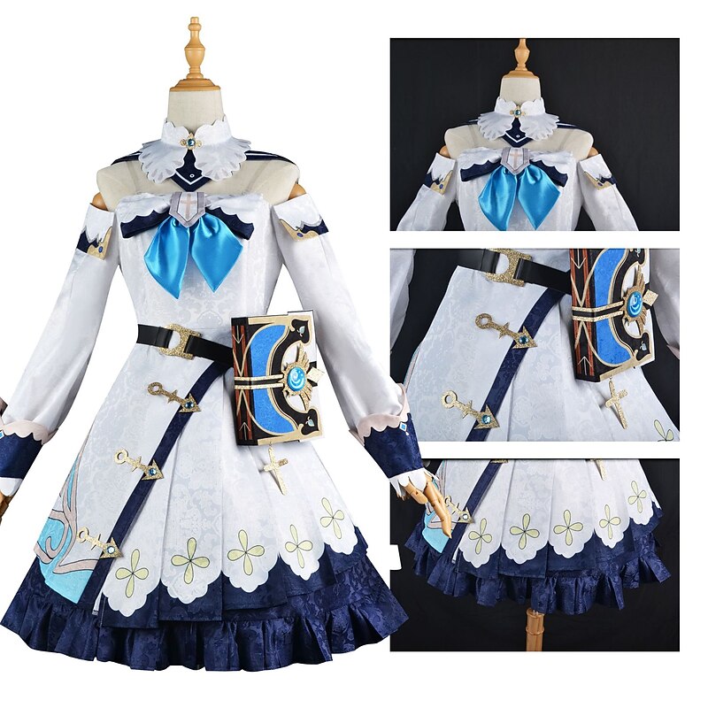 Genshin Impact Barbara Anime Cosplay Costume Outfits Cosplay Suits Costume For Women's Adults'2
