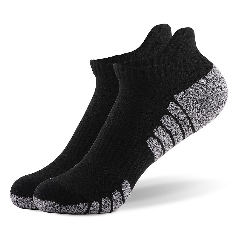 Men's 2 Pairs Socks Ankle Socks Sport Socks / Athletic Socks Low Cut Socks Black White Color Color Block Outdoor Daily Wear Vacation Medium Spring & Summer Fashion Sport2