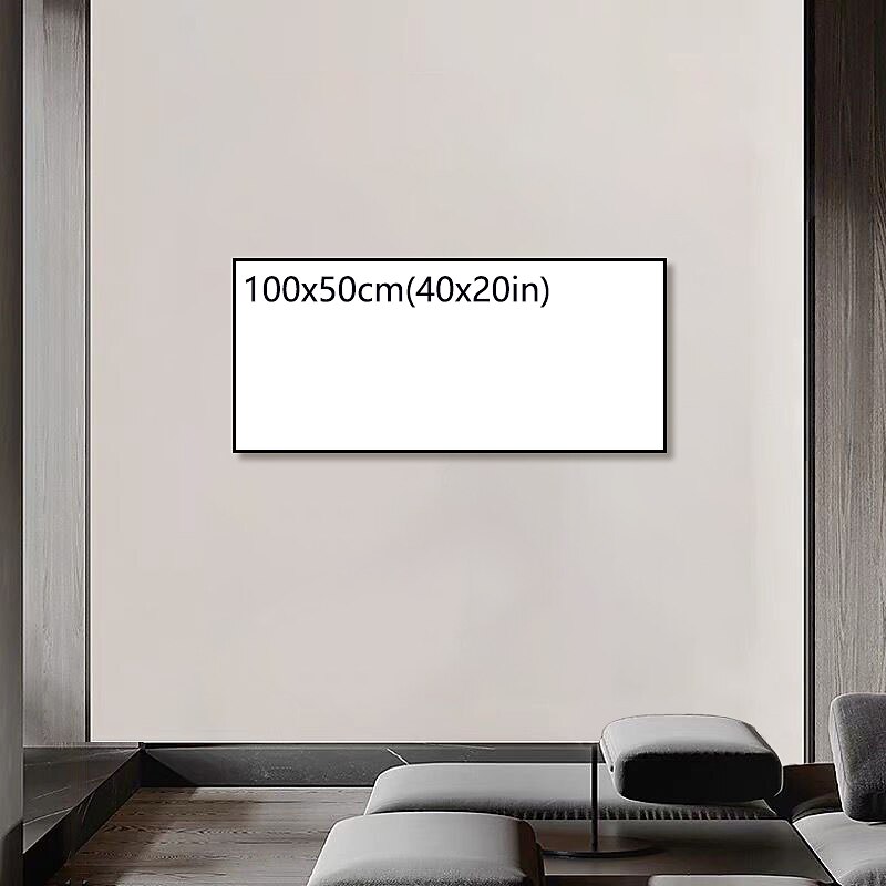 Oil Painting 100% Handmade Hand Painted Wall Art On Canvas Yellow Tree Plant Horizontal Abstract Modern Home Decoration Decor Rolled Canvas With Stretched Frame2