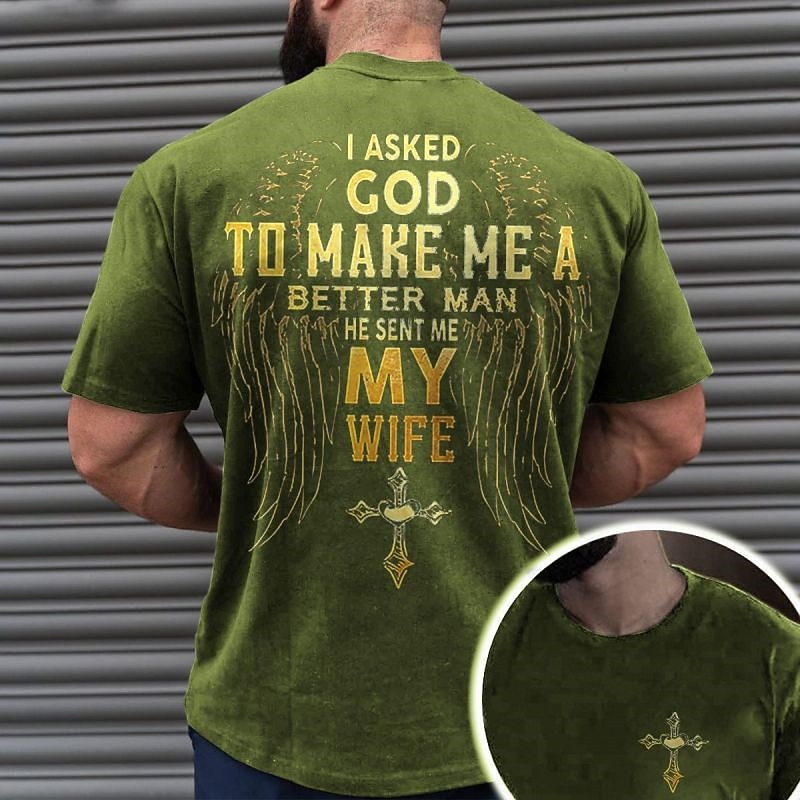 Men's Graphic Prints Cross Faith T Shirt Graphic Tee Cotton Short Sleeves Graphic Shirt Black Navy Blue Blue Comfortable Tee Vacation Street Fashion Designer Clothing3