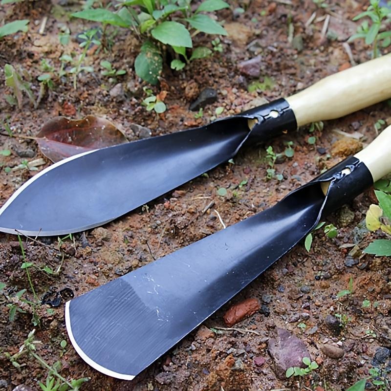2pcs/set Digging Vegetables Shovel, Gardening Planting Shovel, Digging Soil Agricultural Planting Home Gardening Tool Set