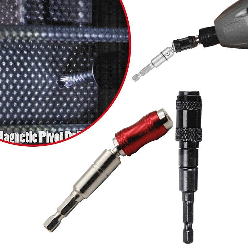 1pc Electric Screwdriver Metal Drill Bit With Straight &amp; Pivot Modes, Metal Woodworking Tools3