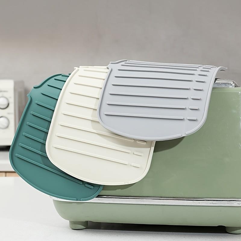 1pc Silicone Faucet Mat &amp; Splash Guard, (Upgraded Design) Faucet Handle Water Drip Catcher Tray And Splash Guard, BPA Free Kitchenguard Sink Gadgets3