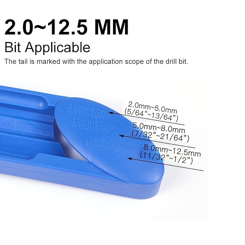 Portable Drill Bit Sharpener Corundum Resisting Drill Polishing Corundum Grinding Wheel Tool Grinder Wheel Tool 2.0-12.5mm Drill Bits4