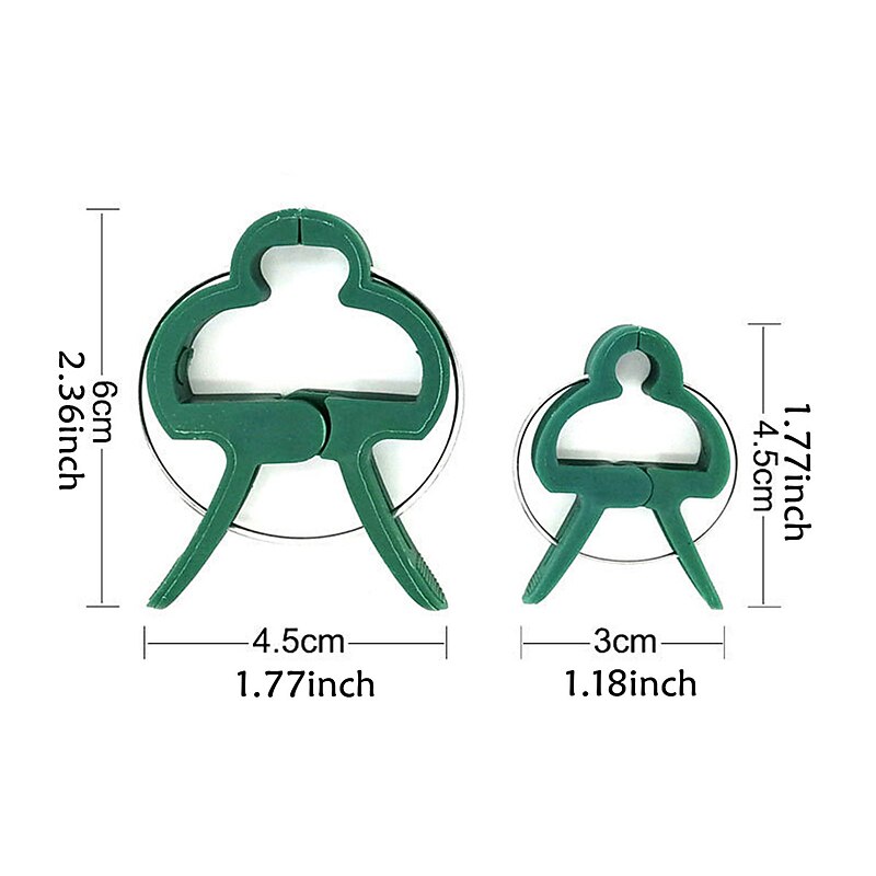 20pcs Plant Support Clips Flower and Vine Garden Tomato Plant Support Clips for Supporting Stems Vines Grow Upright Climbing3