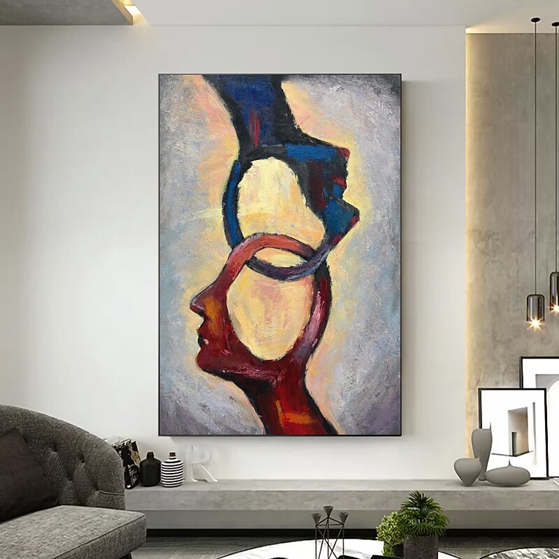 Oil Painting Handmade Big Size Painting Hand Painted Wall Art Abstract Modern People Canvas Painting Home Decoration Decor No Frame Painting Only3
