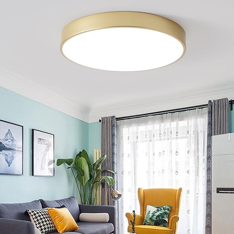LED Ceiling Light Macaron Dimmable 40cm/50cm/60cm Ceiling Lights for Living Room Bedroom Office 110-240V3