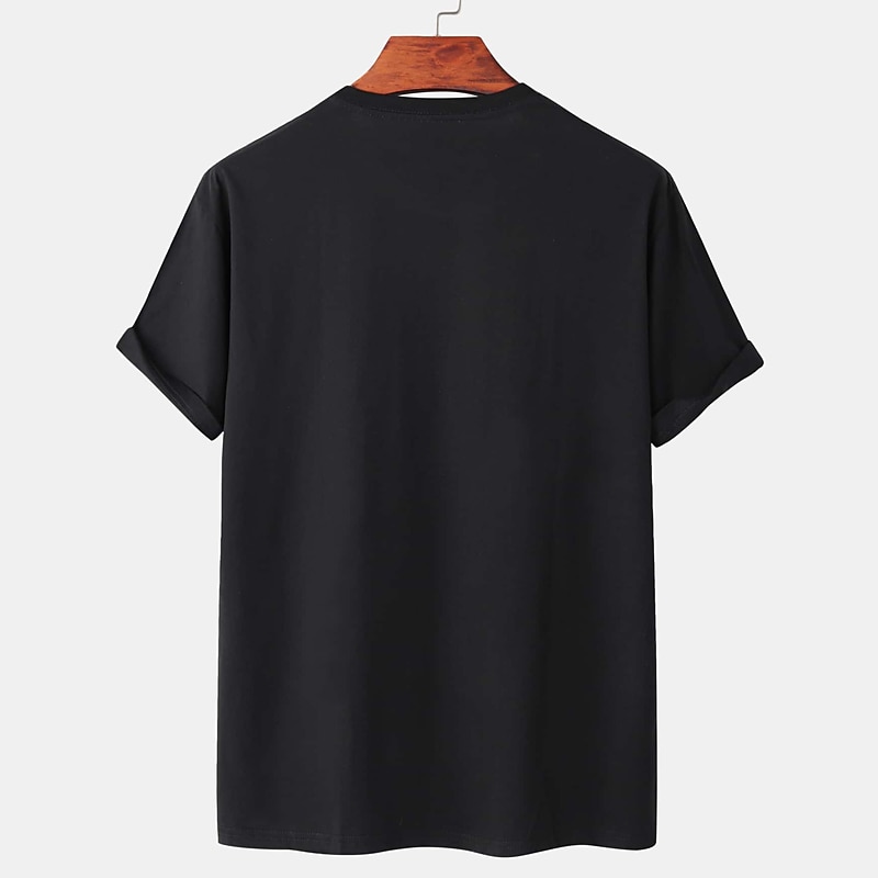 Men's Plus Size T shirt Tee Big and Tall Graphic Prints Crewneck Print Short Sleeves Streetwear Stylish Casual Tops Outdoor Going out Tops3