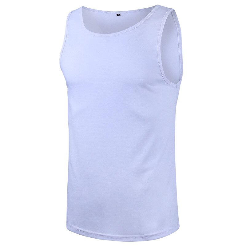 Men's Tank Top Vest Top Undershirt Sleeveless Shirt Sleeveless Crew Neck Summer Plain Fashion Streetwear Muscle Sports & Outdoor Athleisure Gym White Army Green Coffee Top Tee for Men