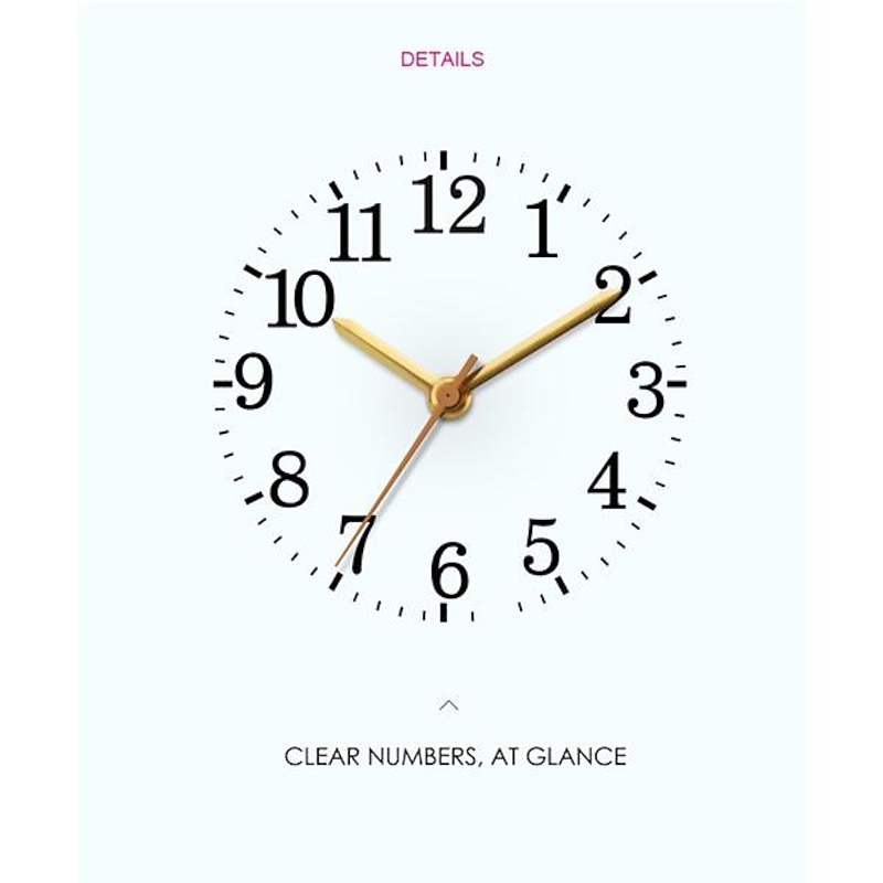 Japan Movement Women Quartz Watch Easy to Read Arabic Numerals Simple Dial PU leather strap Laides Clock2