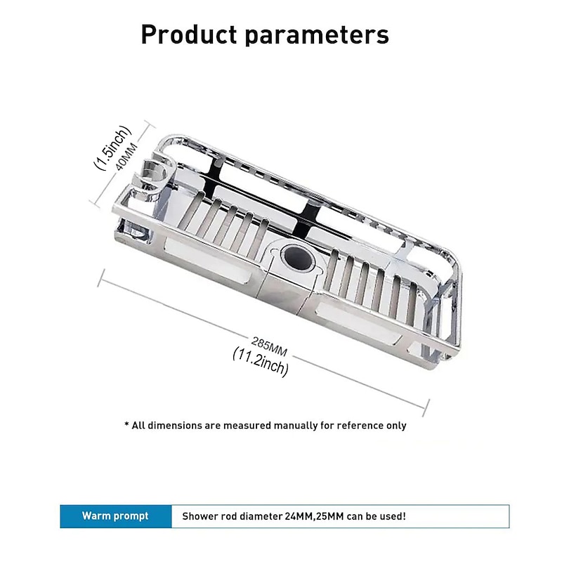 Bathroom Tray Stand Storage Rack Anti Bacteria Organizer Rectangle Lifting Rod No Drilling Shower Shelf Lifting Removable Practical Bathroom Pole Shower Storage Rack4