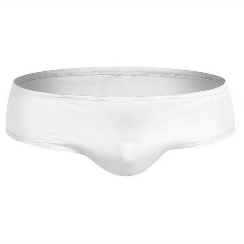 Men's Swimwear Swim Shorts Swim Briefs Plain Breathable Soft Outdoor Casual Daily Hawaiian Stylish Black White Micro-elastic3