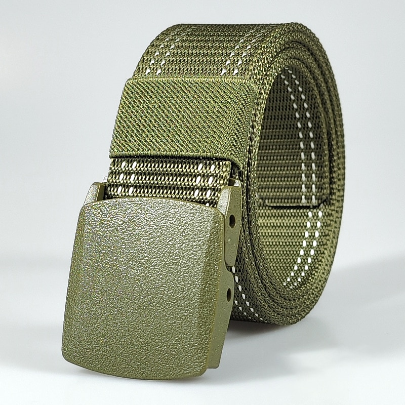 Men's Belt Tactical Belt Nylon Web Work Belt Black Yellow Knitted Fabric Military Army Linear Daily Wear Going out Weekend3