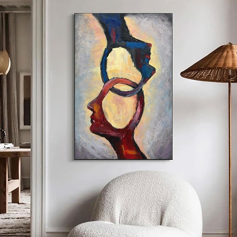 Oil Painting Handmade Big Size Painting Hand Painted Wall Art Abstract Modern People Canvas Painting Home Decoration Decor No Frame Painting Only