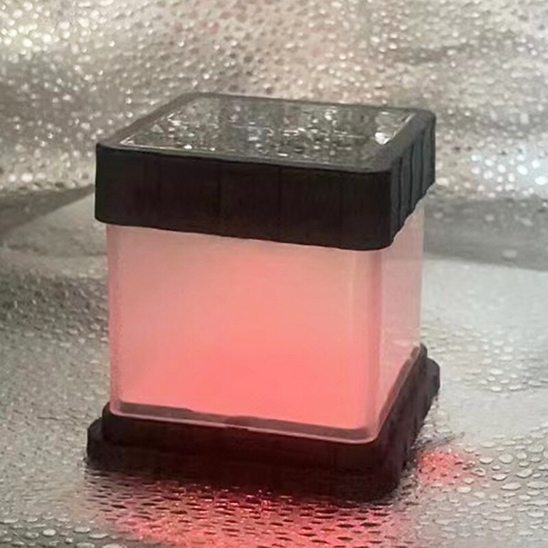 Solar Powered Square Stigma Lights Led Outdoor Waterproof Garden Villa Courtyard Landscape Fence Lights4