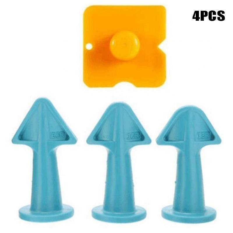4-piece set of beautiful seam sharp mouth plastic mouth plastic scraper plastic sharp mouth and shovel rubber scraper3