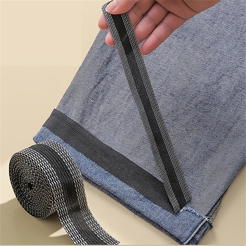 Pants Edge Shorten Self-Adhesive Stickers, 3.28ft Trousers DIY Sewing Fabric Supplies4