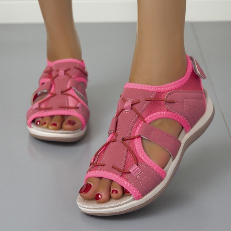 Women's Sporty Walking Sandals – Adjustable Velcro Lightweight Outdoor Sandals for Summer & Casual Wear4