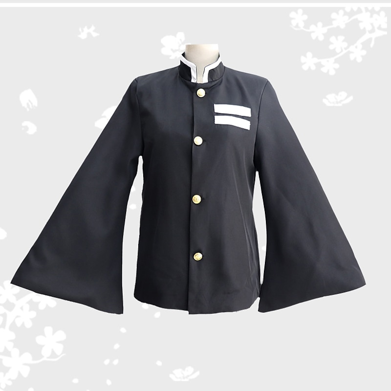 Muichiro Tokito Anime Cosplay Costume Outfits Cosplay Suits Wigs Carnival Masquerade Wig Costume For Women's Adults'3