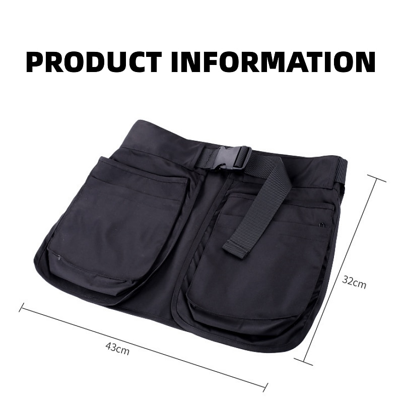 Multi-pocket Apron Multi-purpose Outdoor Latest Work and Running Large Capacity Foreign Style Zipper Multi-pocket Waist Bag2