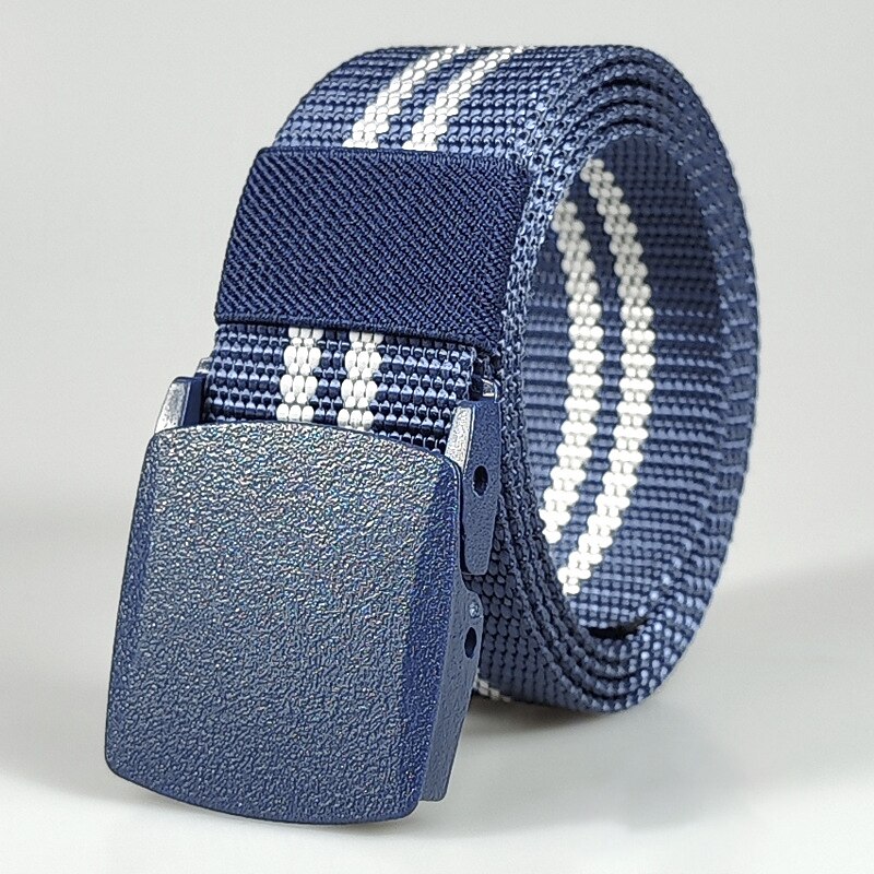 Men's Belt Tactical Belt Nylon Web Work Belt Black Blue Knitted Fabric Military Army Striped Daily Wear Going out Weekend2