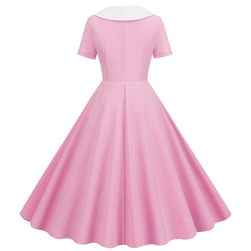 Retro Vintage 1950s Vintage Dress Swing Dress Flare Dress Fancy Dress Women's Carnival Masquerade Casual Daily Bachelorette Party Adults' Dress Homecoming Dresses4