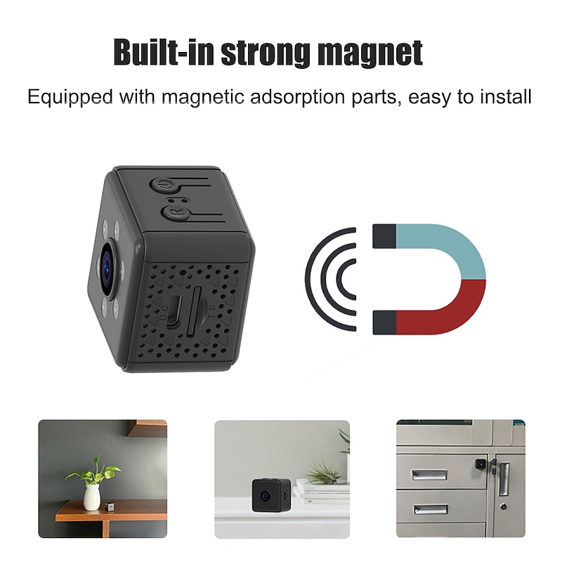 Mini Wireless WiFi Cameras Home Security Cam Nanny Cam Remote View Cam YILUTONG V2 Small Recorder With night vision4