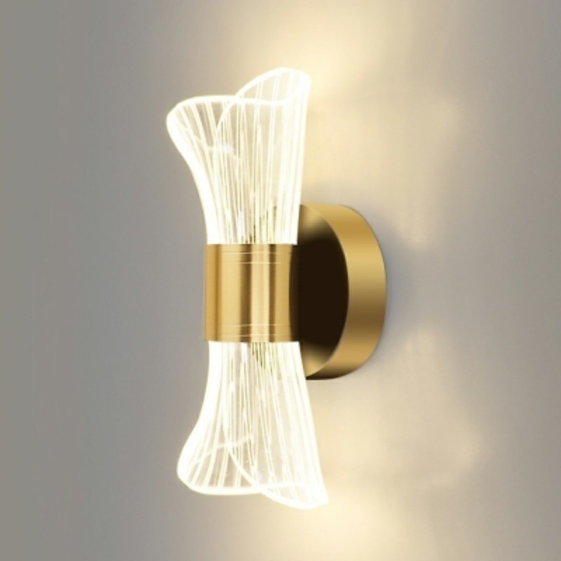 Indoor Wall Light LED Copper Dimmable Living Room Bedroom Metal Wall Lights 3000K E26 Wall Light Fixtures for Bedroom Bathroom3