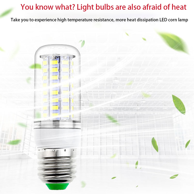 5W LED Corn Lights - E27 T 24 LED Beads 220 V3