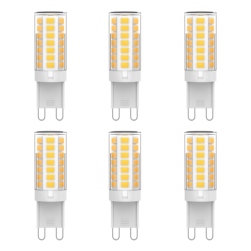6pcs 3 W LED Candle Lights LED Corn Lights 400 lm G9 T 45 LED Beads SMD 2835 110-130 V 200-240 V