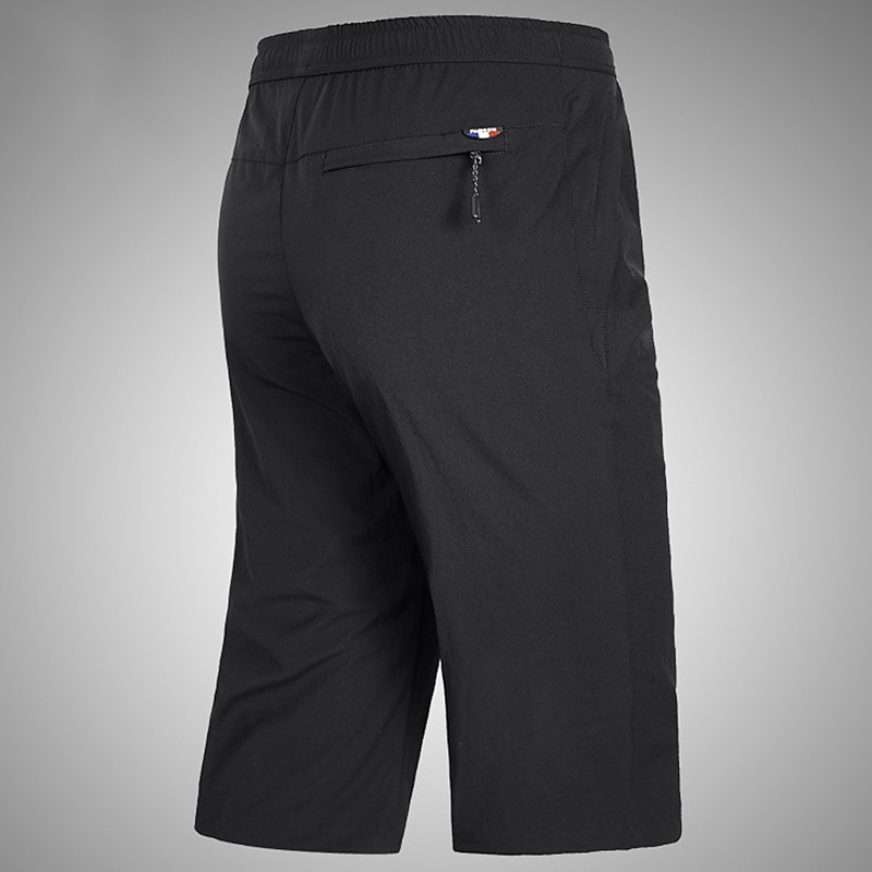 Men's Cargo Shorts Shorts Hiking Shorts Multi Pocket Plain Comfort Breathable Outdoor Daily Going out Fashion Streetwear Black Blue3