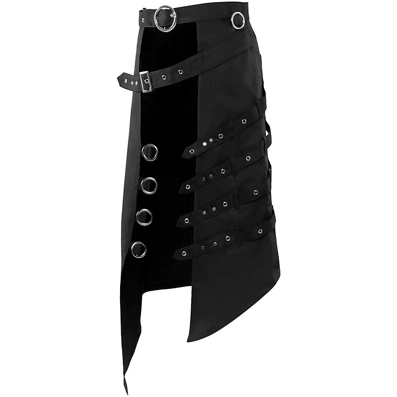 Punk & Gothic Medieval Steampunk Skirt Plague Doctor Fancy Dress Men's Masquerade Adults' Skirts3
