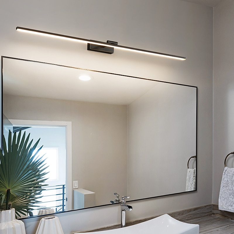 LED Mirror Front Lamp Vanity Light Dimmable 60cm/80cm Wall Light Copper 260 Degrees Rotatable for Modern Simple Bedroom Bathroom Gift for Family Friends IP203