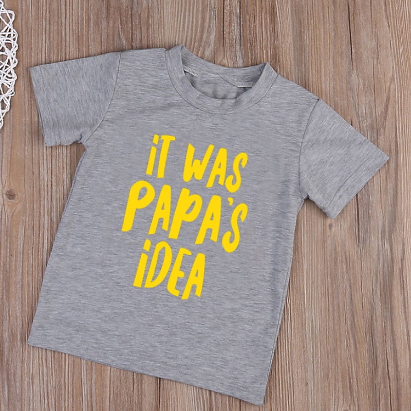 Kids Boys T shirt Tee Letter Short Sleeve Crewneck Cotton Children Top Casual Fashion Daily Summer White style 2 4-13 Years3