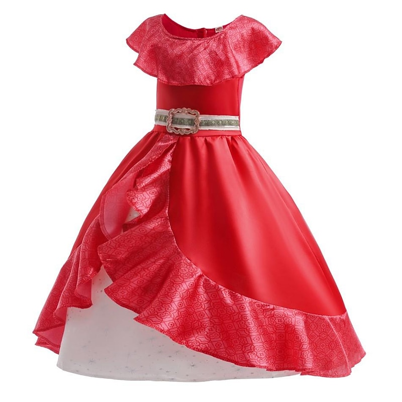 Elena of Avalor Fairytale Princess Elena Dress Outfits Active Sweet Movie Cosplay for Girls' Kid's2