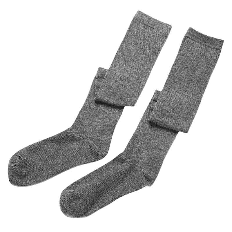 Women'S Long Socks Korean Over-The-Knee Socks Two-Bar Striped Mid-Tube Socks Students Skateboard Football Socks Back To School College Student4