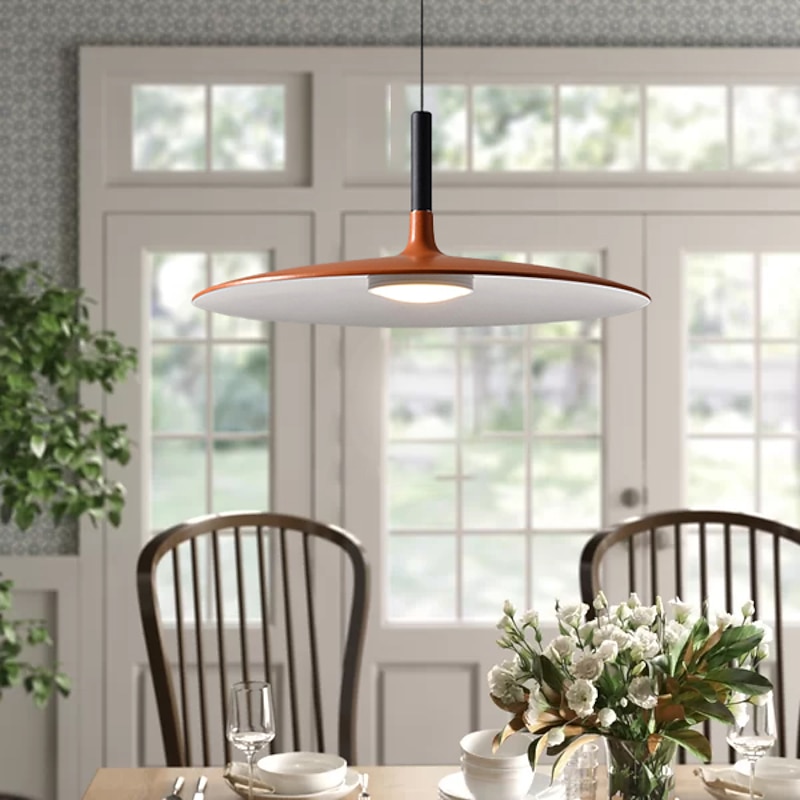 25 cm LED Pendant Light Single Design Metal Painted Finishes Modern 220-240V