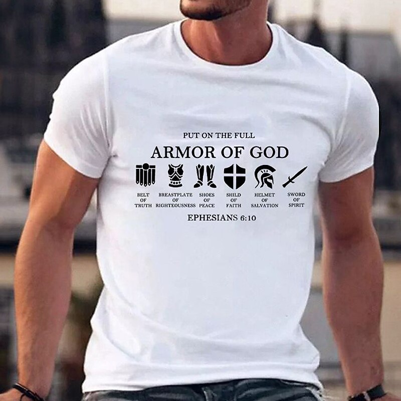 Men's Plus Size Big Tall T shirt Tee Tee Crewneck Black White Navy Blue Short Sleeves Outdoor Going out Print Letter Clothing Apparel Cotton Blend Streetwear Stylish Casual