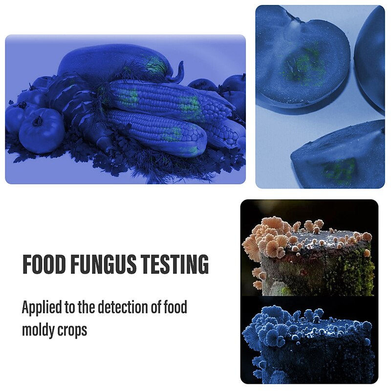 UV Flashlight Ultra Violet Torch Blacklight with 128 LEDs 395nm Detector for Dog Urine Pet Stains and Bed Bug4