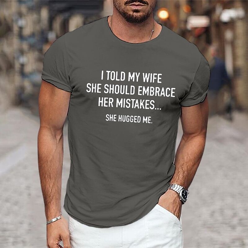 Men's Graphic Prints Letter Print Family T Shirt Graphic Tee Cotton Short Sleeves Graphic Shirt Black Navy Blue Blue Comfortable Tee Vacation Street Fashion Designer Clothing2