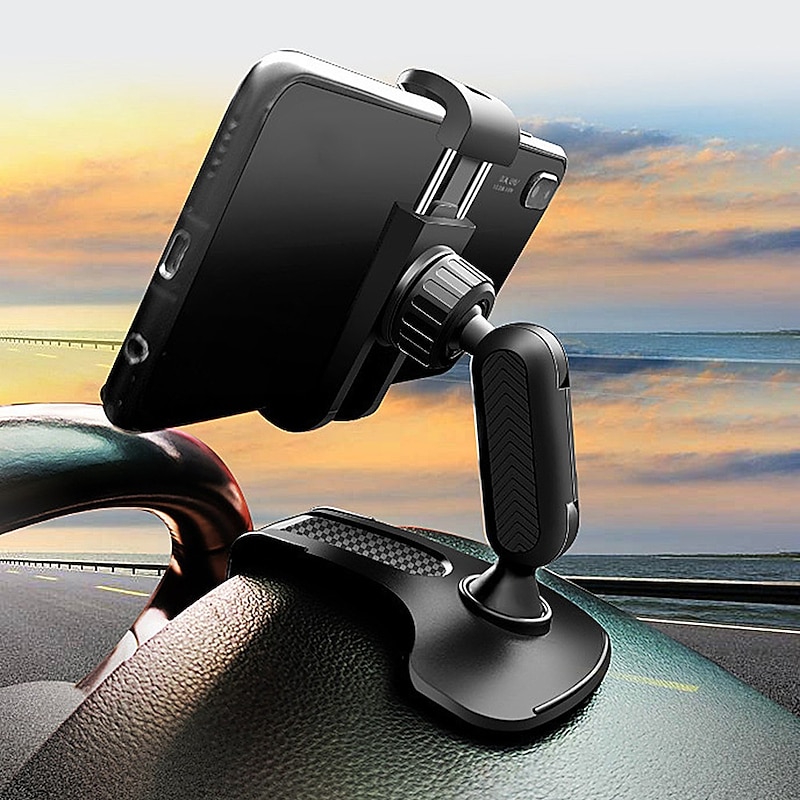 Universal Car Dashboard Phone Holder Auto Mobile Phone Mount GPS Bracket Adjustable 360 Cellphone Stand Car Accessories Holder2