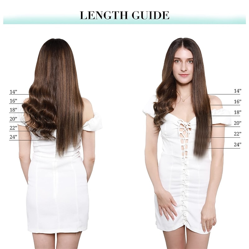 Clip in Hair Extensions Real Human Hair 5pcs 80g Balayage Chocolate Brown to Honey Blonde 18 Inch DOORES Hair Extensions Clip in Natural Straight Hair Extensions2