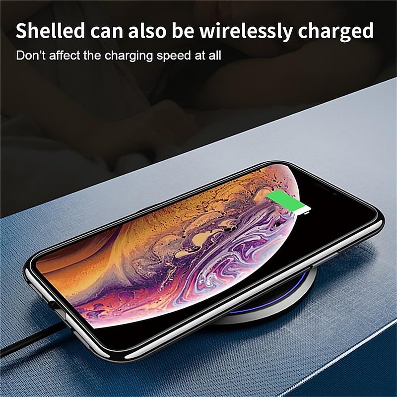 Phone Case For Samsung Galaxy A34 A54 A53 A33 A13 A32 A52 Magnetic Adsorption with Screen Protector Magnetic Full Body Protective Transparent Tempered Glass Metal4