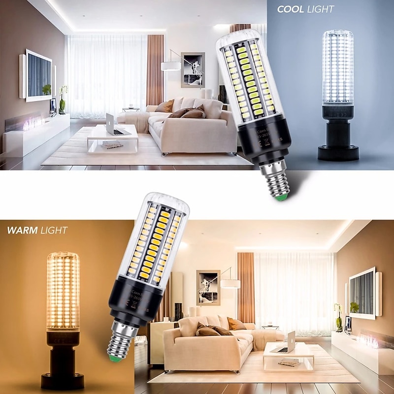 E26/E27 LED Bulb Corn Lamp E27 220V LED Corn Light Bulb 110V Lampada Led Bombillas 5736 Ampoule AC85265V 3.5W 5W 7W 9W 12W 15W 20W