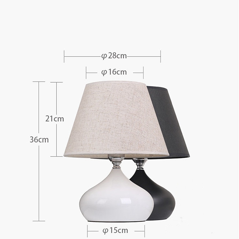 Table Lamp / Bedside lamps Multi-shade / LED / Touch Sensor Rustic / Lodge / Nordic Style For Living Room / Bedroom Metal White4