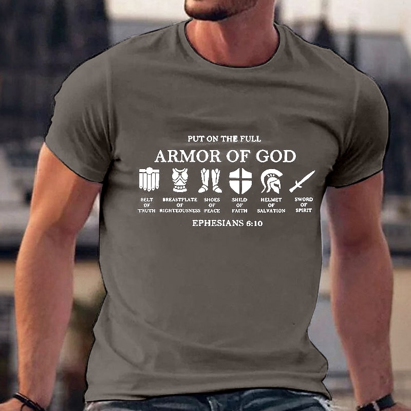 Men's Plus Size Big Tall T shirt Tee Tee Crewneck Black White Navy Blue Short Sleeves Outdoor Going out Print Letter Clothing Apparel Cotton Blend Streetwear Stylish Casual4