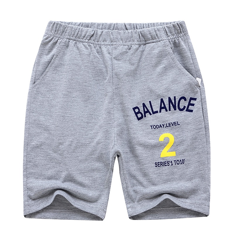 Kids Boys Shorts Solid Color Soft Shorts School Cotton Adorable Daily 7-13 Years3