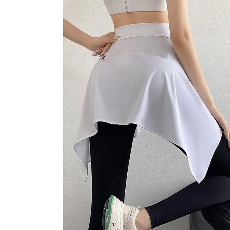 Belly Dance Latin Dance Activewear Skirts Pure Color Women's Performance Training Spandex3