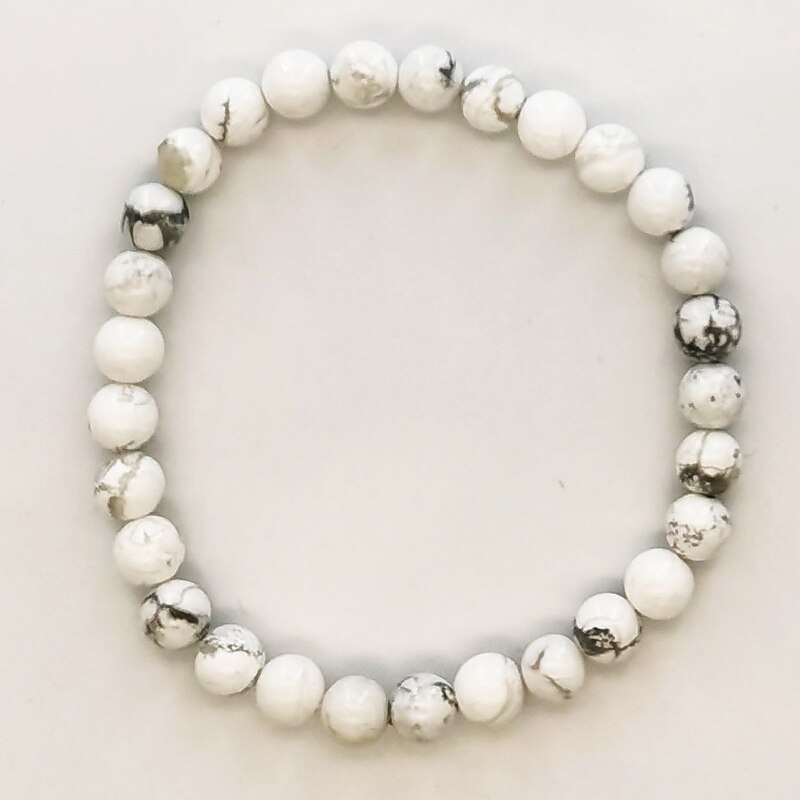 Bracelet 6MM Stone Beaded Bracelet Volcano Stone Agate Amethyst Bracelet Jewelry3