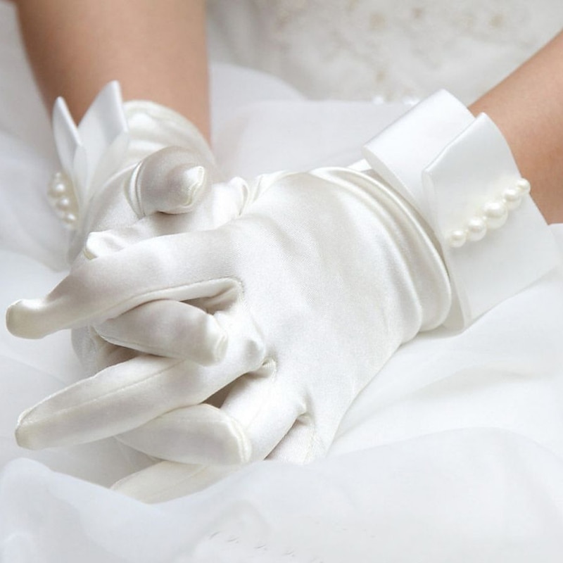 Elegant 1950s 1920s Gloves Bridal Normal The Great Gatsby Fancy Dress Women's Wedding Party / Evening Prom Adults' Gloves2